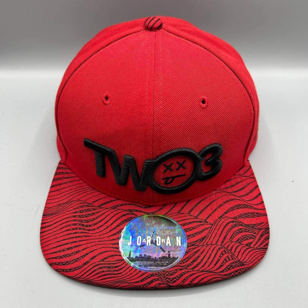 Air Jordan Hat Men Red Flu Game Embroidered Jumpman Snap Back Cap